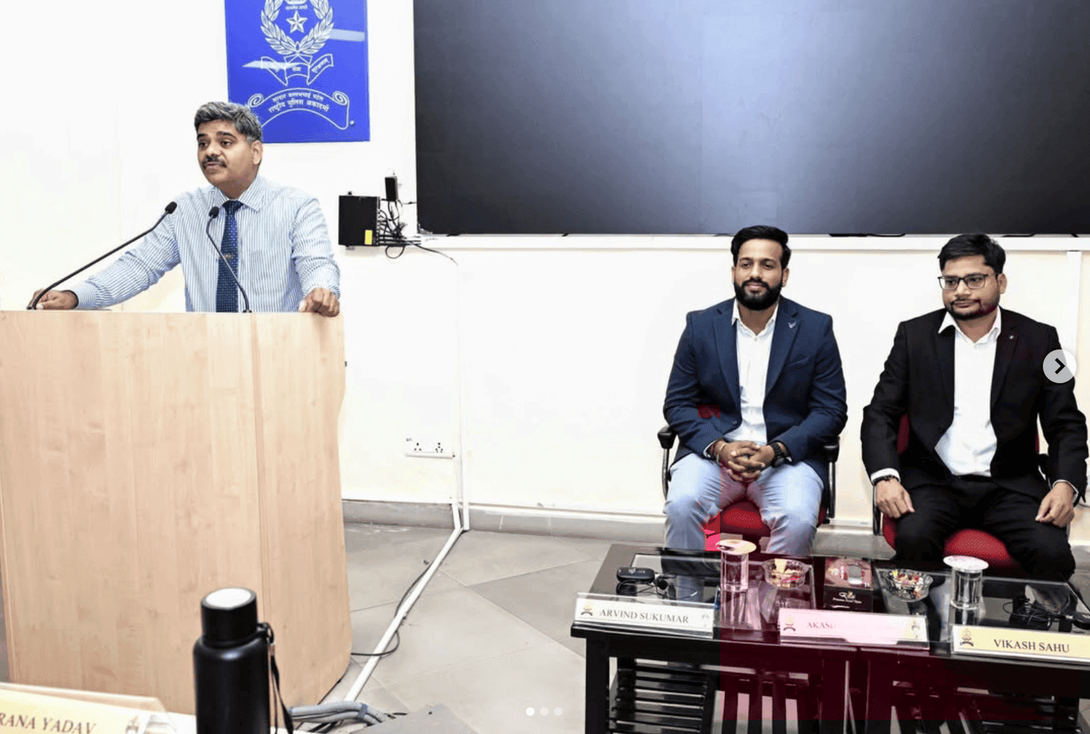 Knowledge sharing session at the Sardar Vallabhbhai Patel National Police Academy